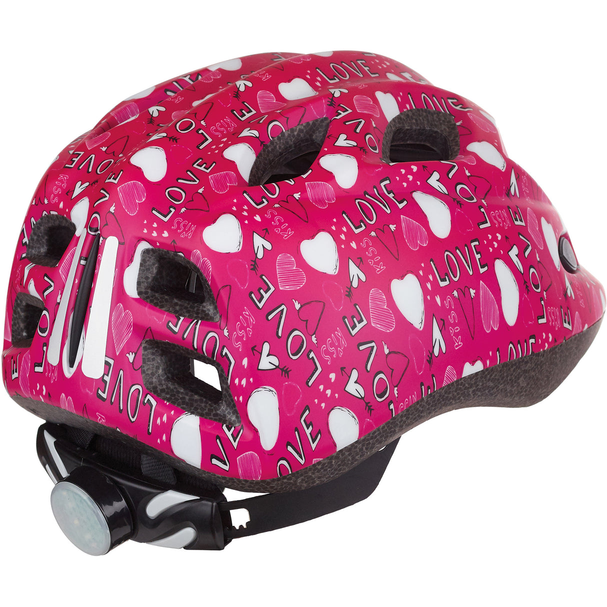 Polisport Junigoud Camel Helm S 5-56Cm Léift mat LED LED LED