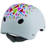 Polisport Urban Radical bicycle helmet S 53-55cm Triangles White Goudanje