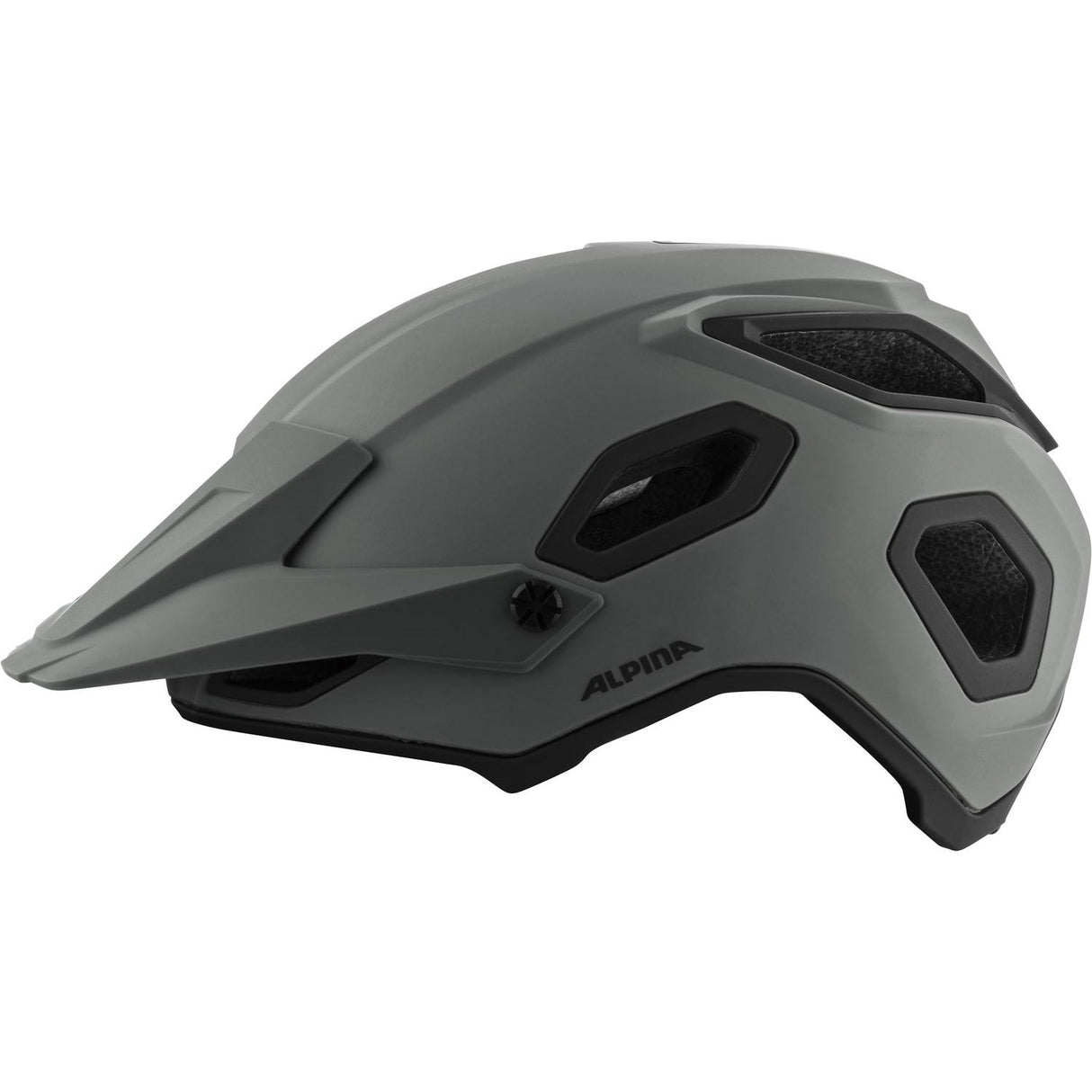 O olímpico Sportswear Alpina Sports MTB Helm Comox 52-57 Matt Gray