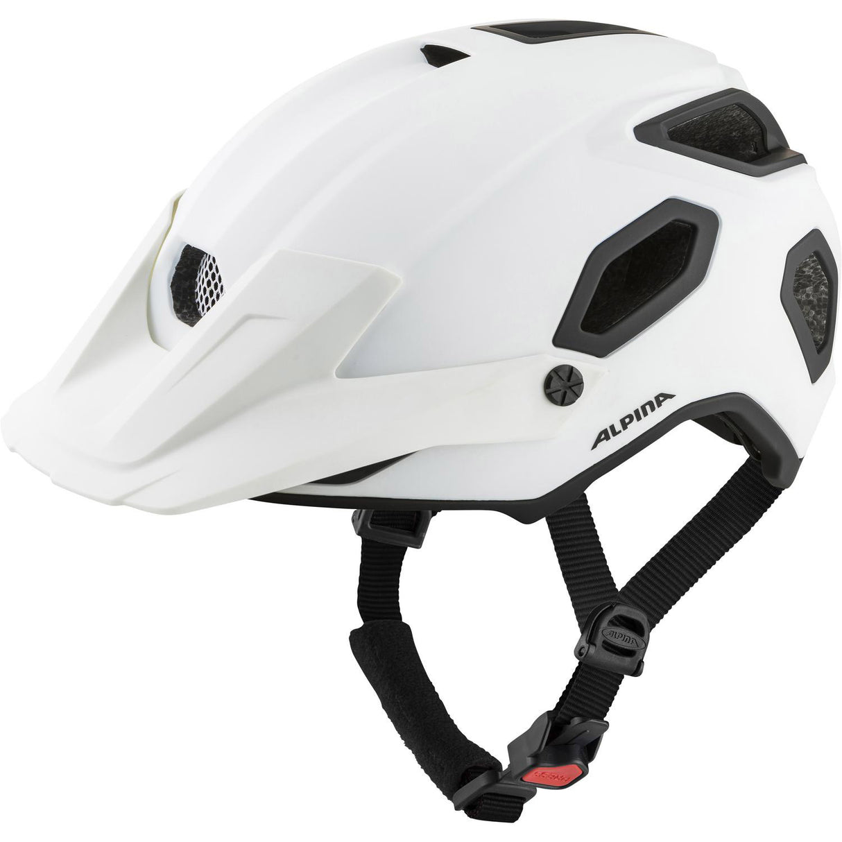 Olympialaisten urheiluvaatteet Alpina Sports MTB Helm Comox 57-62 Mat White