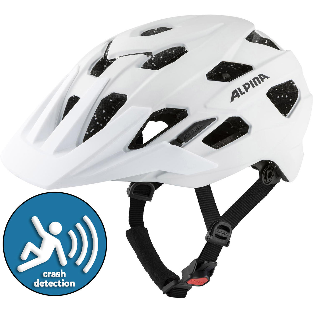 Olympisk sportkläder Alpina Sports MTB Helm Anzana Tocsen 52-57 Mat White