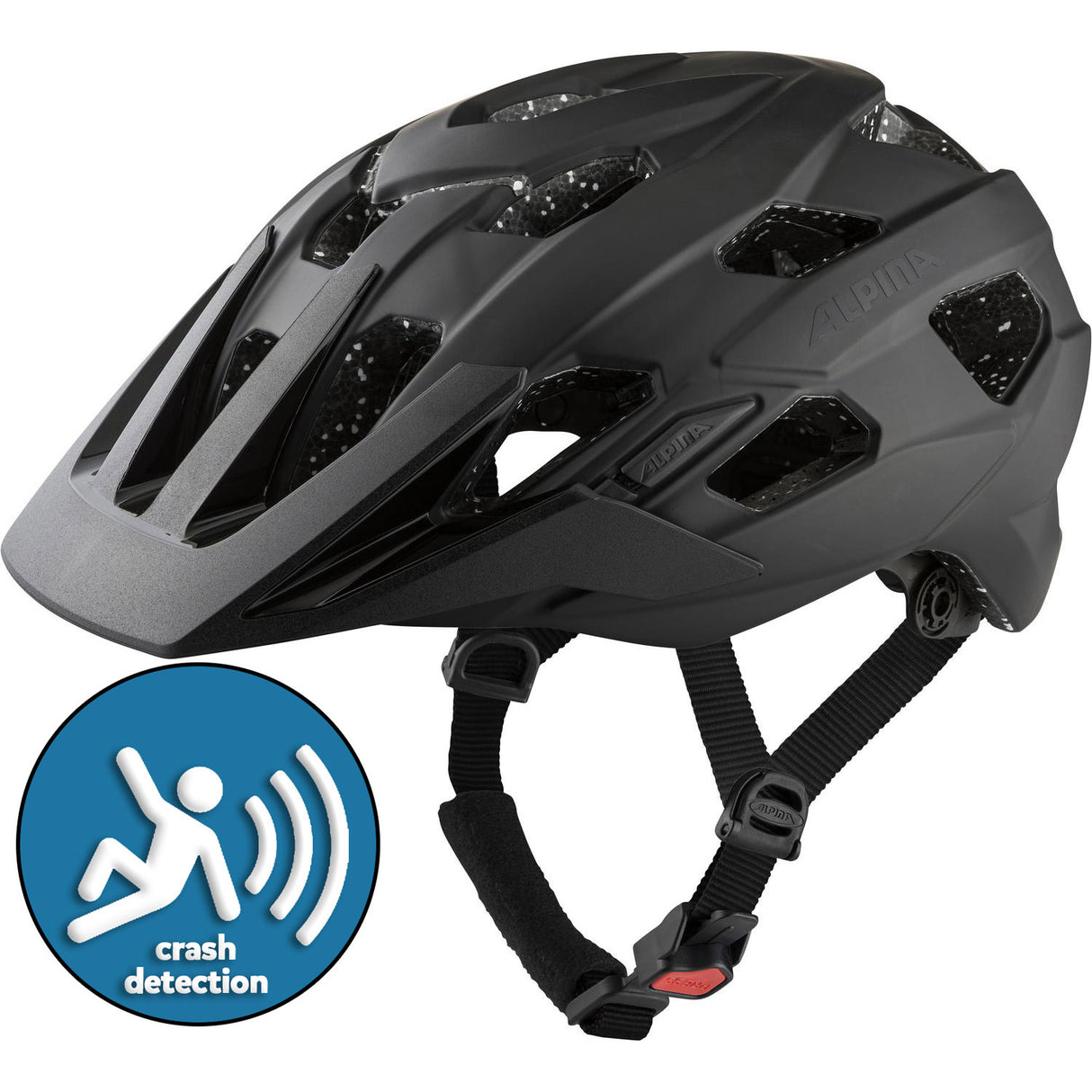 Olympialaisten urheiluvaatteet Alpina Sports MTB Helm Anzana Tocsen 52-57 Mat Black