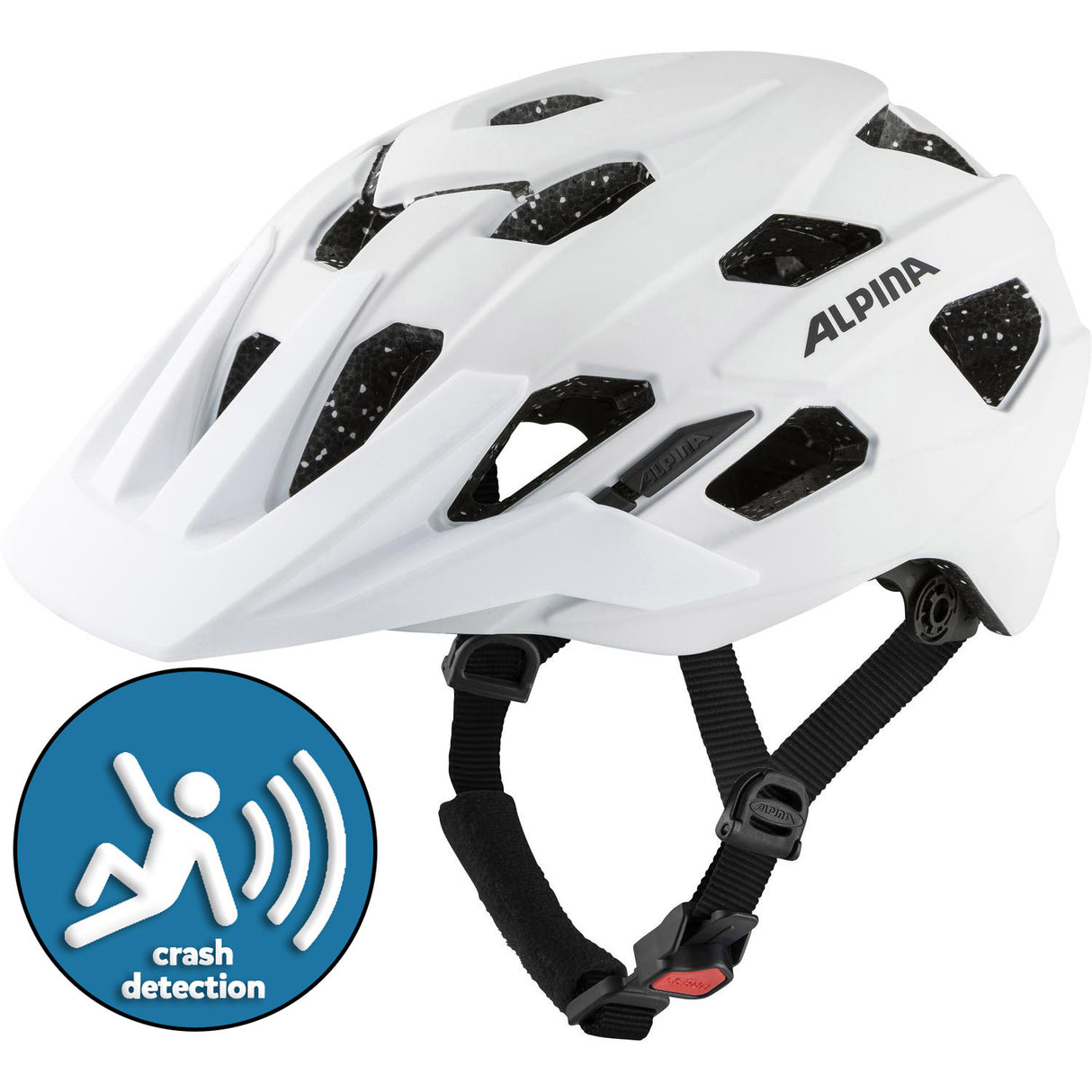 Olympisk sportkläder Alpina Sports MTB Helm Anzana Tocsen 57-61 Mat White