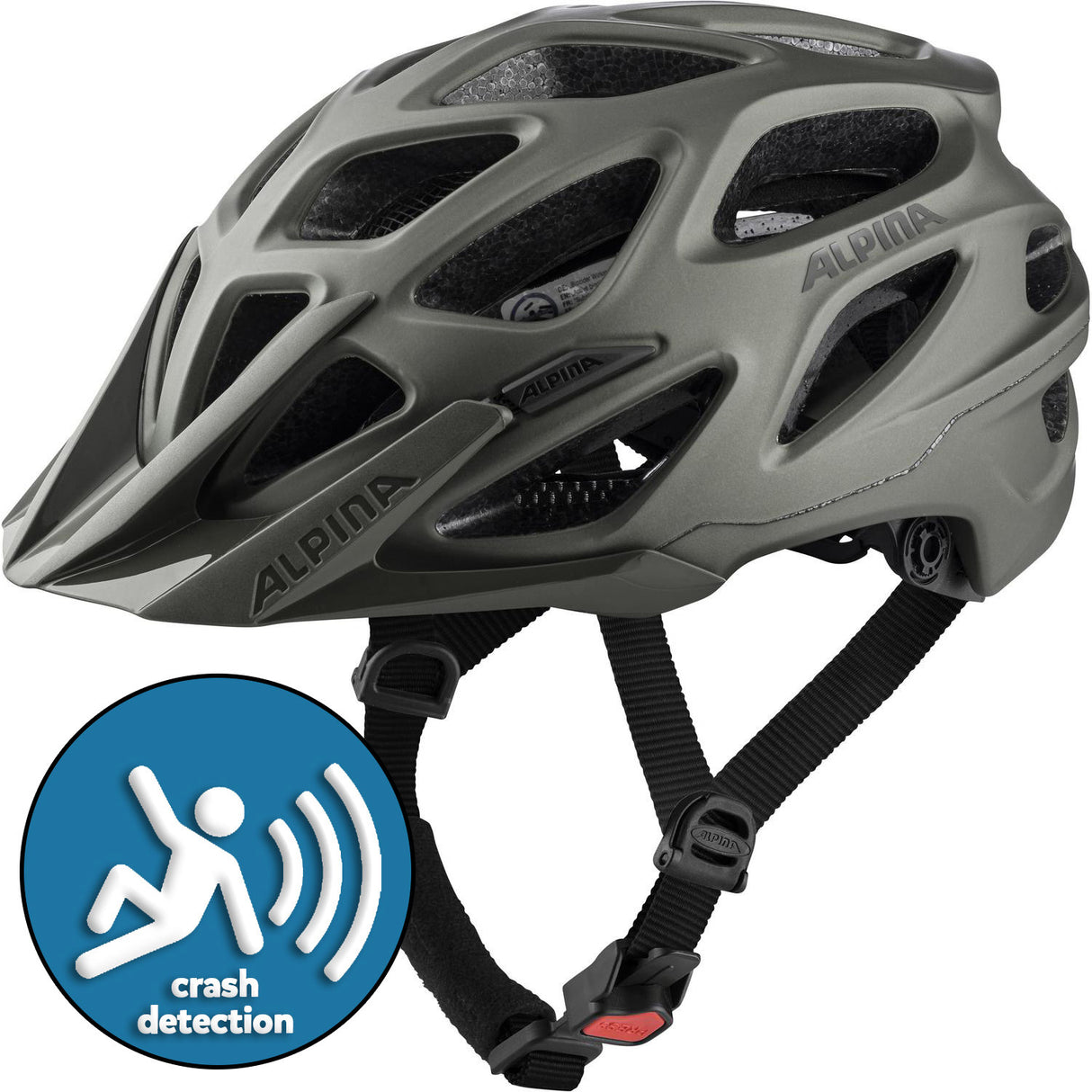 Olympesch Sportswear Alpina Sports Mtb Helm mythos 3,0 tcsen 52-57 Mat Grau