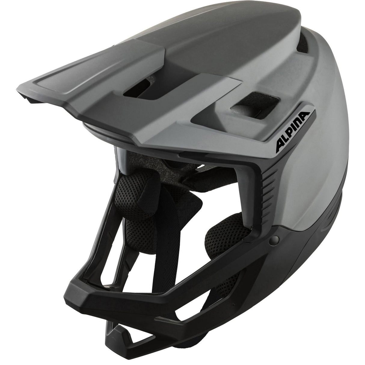 Olympische Sportbekleidung Alpina Sport MTB Helm Roca 61-63 Mattgrau