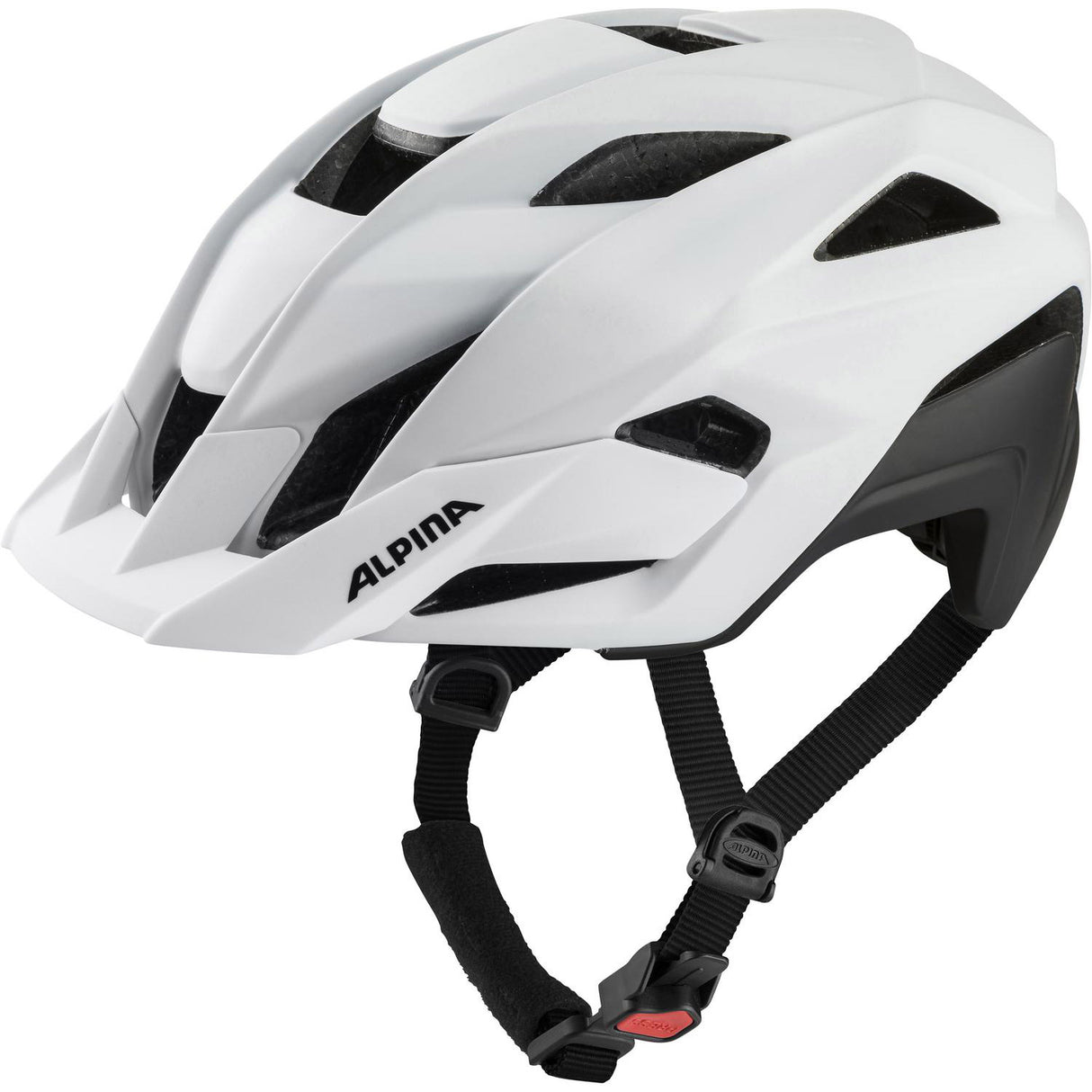 Olympisk sportsbeklædning Alpina Sports MTB Helm Stan Mips Tocsen 56-59 Mat White