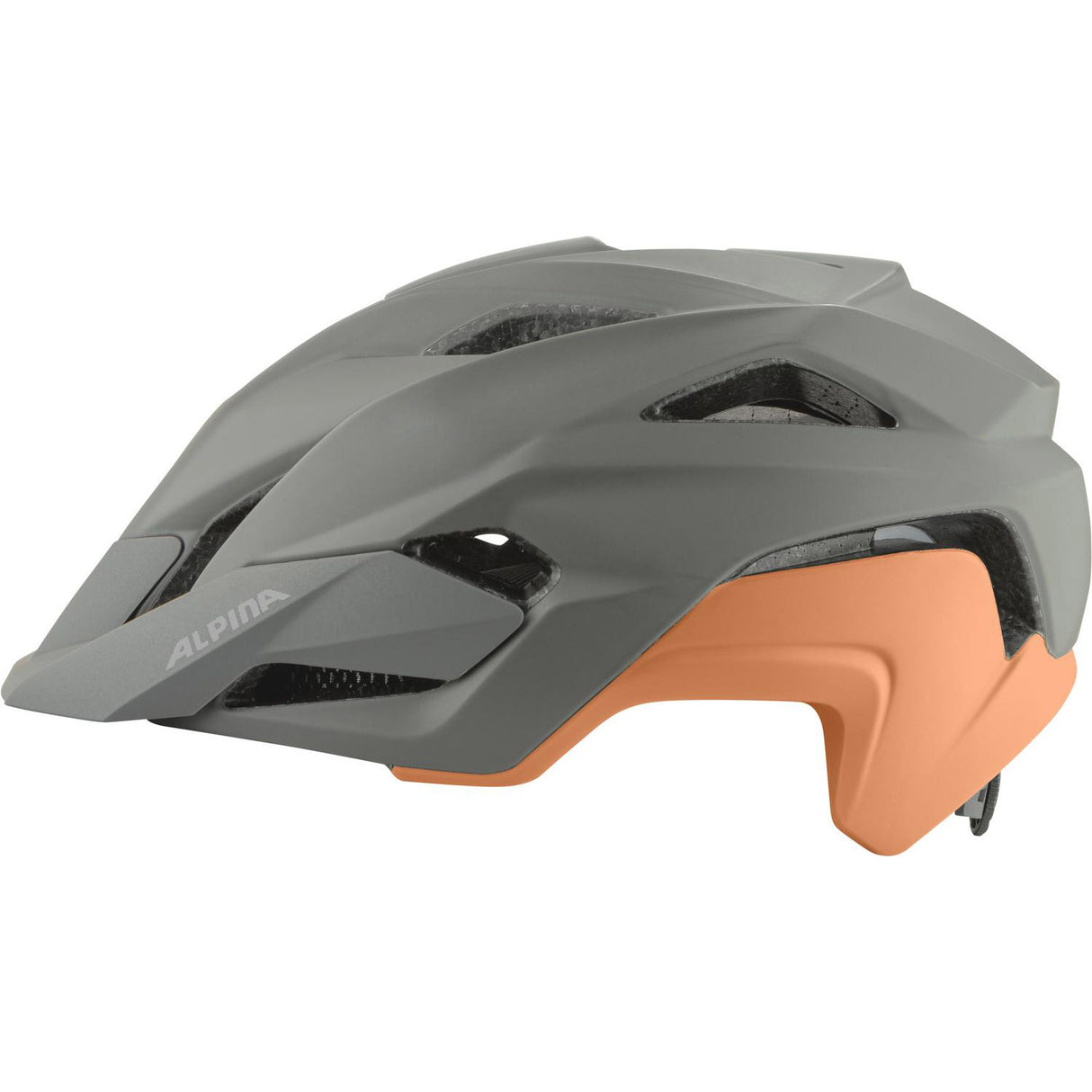 Olympialaisten urheiluvaatteet Alpina Sports MTB -kypärä Kamloop 51-55 Matt Grey Peach