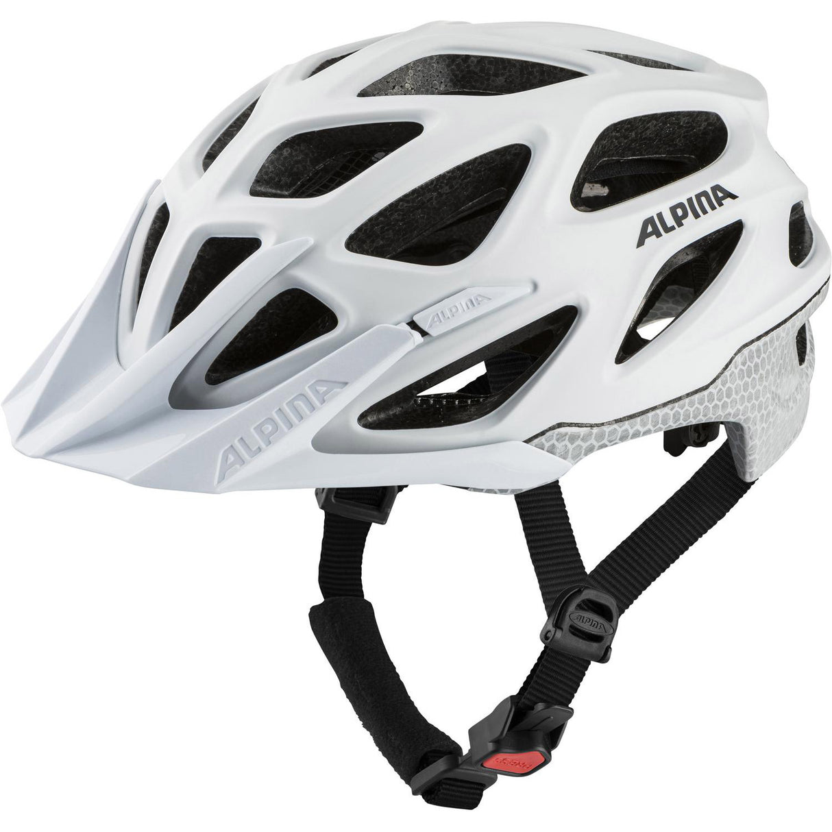 Olympic Sportswear Alpina Sports MTB Helm Mythos Reflective 52-57 White