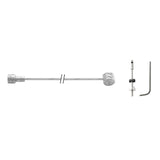 Elvedes drum brake inner cable 2250mm galvanized with parts (on map)