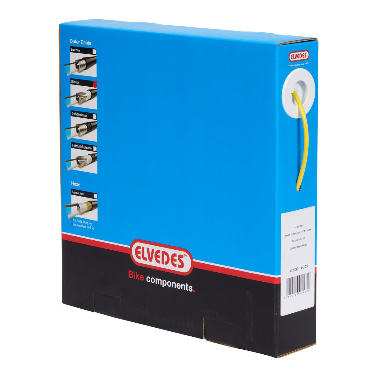 Elvedes Schakel Buitenk 4.2mm Geel (30m) 1120SP-144-Box