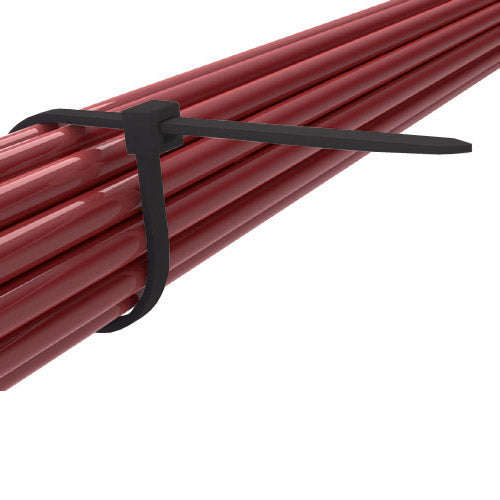 Cable ties 15cm x 3.6mm black (100 pcs)