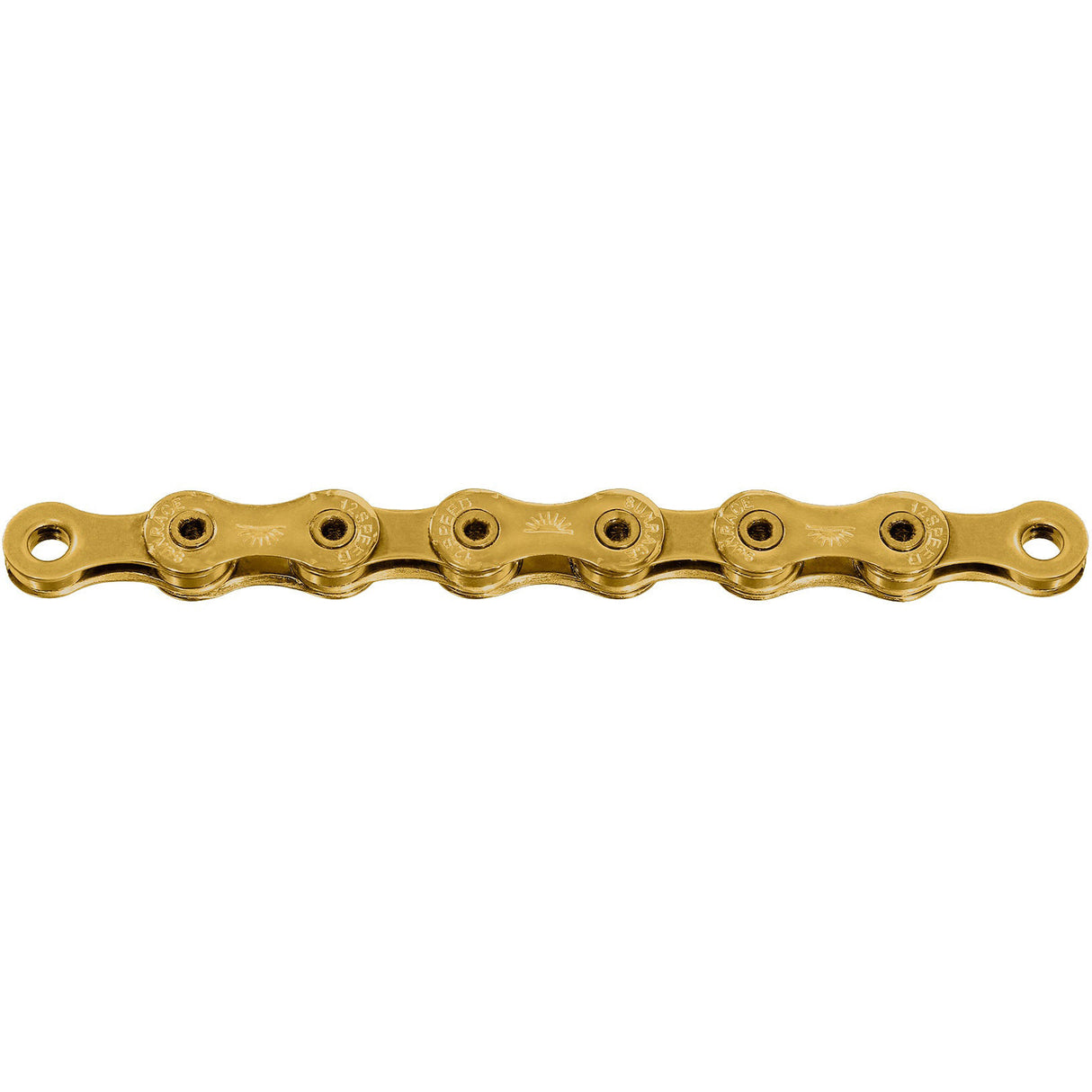 Sunrace chain Ti-Nitride 126L 12V Gold CN12Z