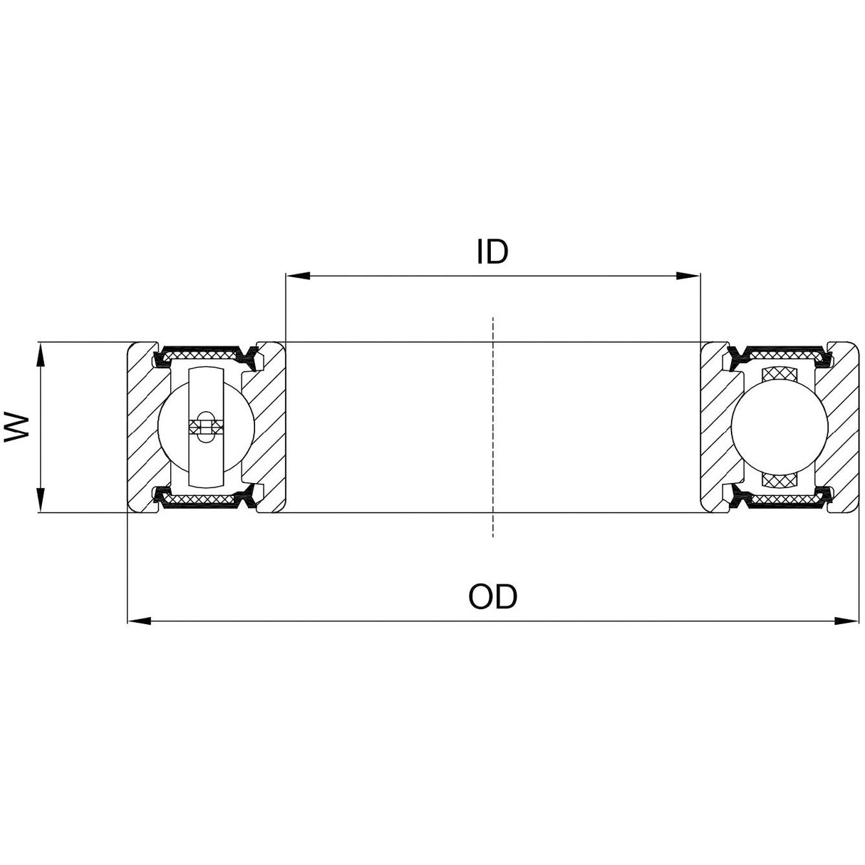 Union ball bearing ball bearing cb-072 12x21x7