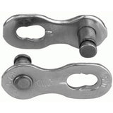 KMC Missinglink E1 E8 EPT, 3 32, 2 pieces, silver colored