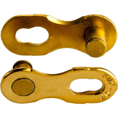 KMC chain link 12 speed ti-n gold not reusable