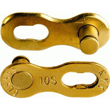 KMC bicycle chain Missing Link 10r Gold 5.88mm