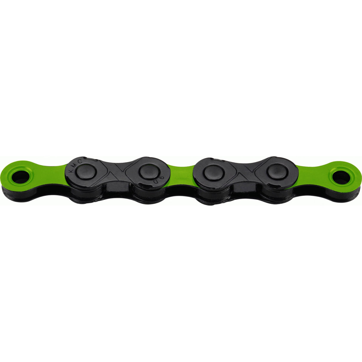 KMC bicycle chain DLC 12 126 Schakels - 5.2 mm - Green Black
