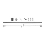 Set di cavi freno 1700 2350 mm in acciaio inossidabile grigio