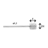 Elvedde scakakel BinnenK 2250mm (100) 6472rvs-49-Box
