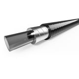 brake outer cable 10 mx 4.9 mm white