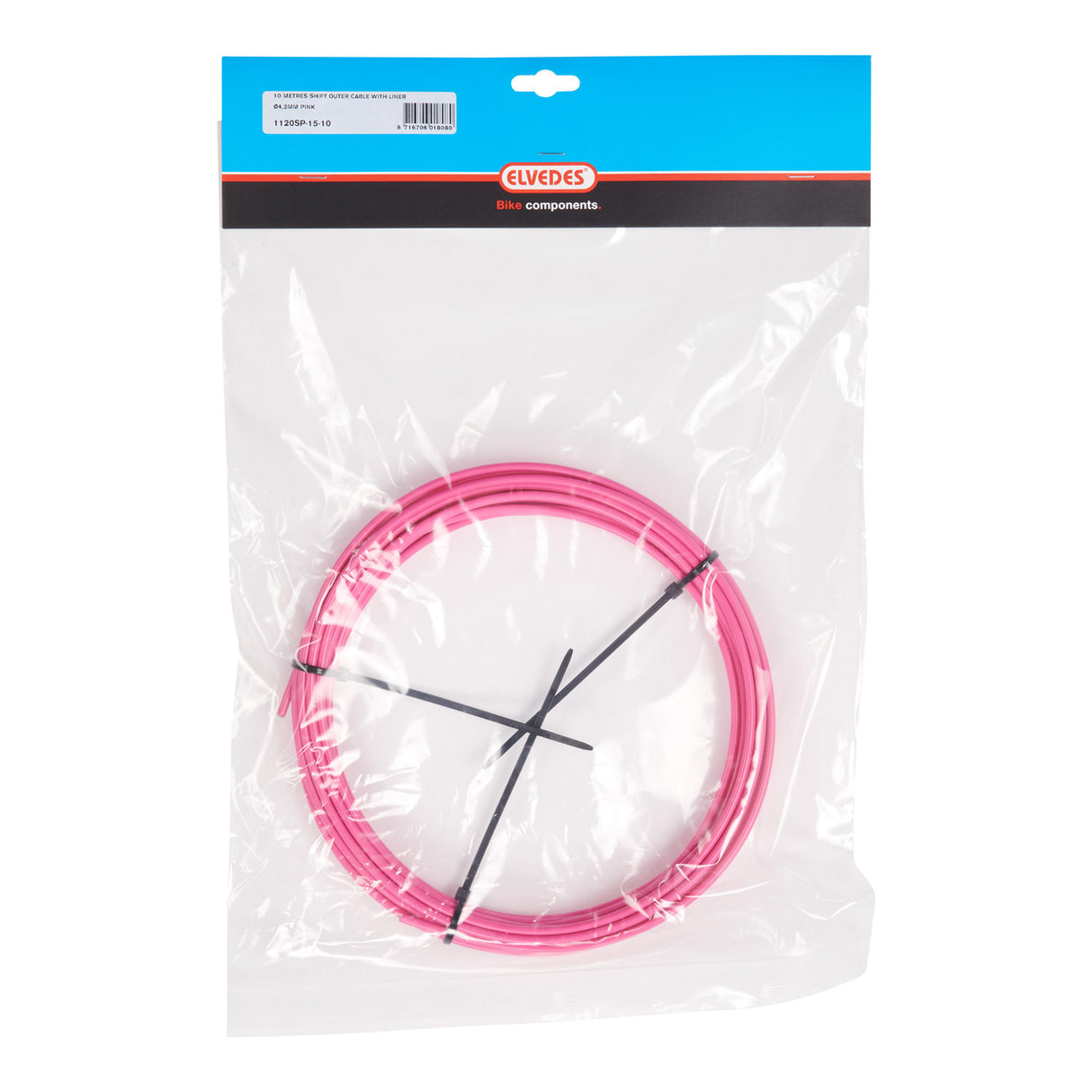 Elvedes Schakel Buitenk 4,2 mm (10 m) Pink Liner 1120SP-15-10