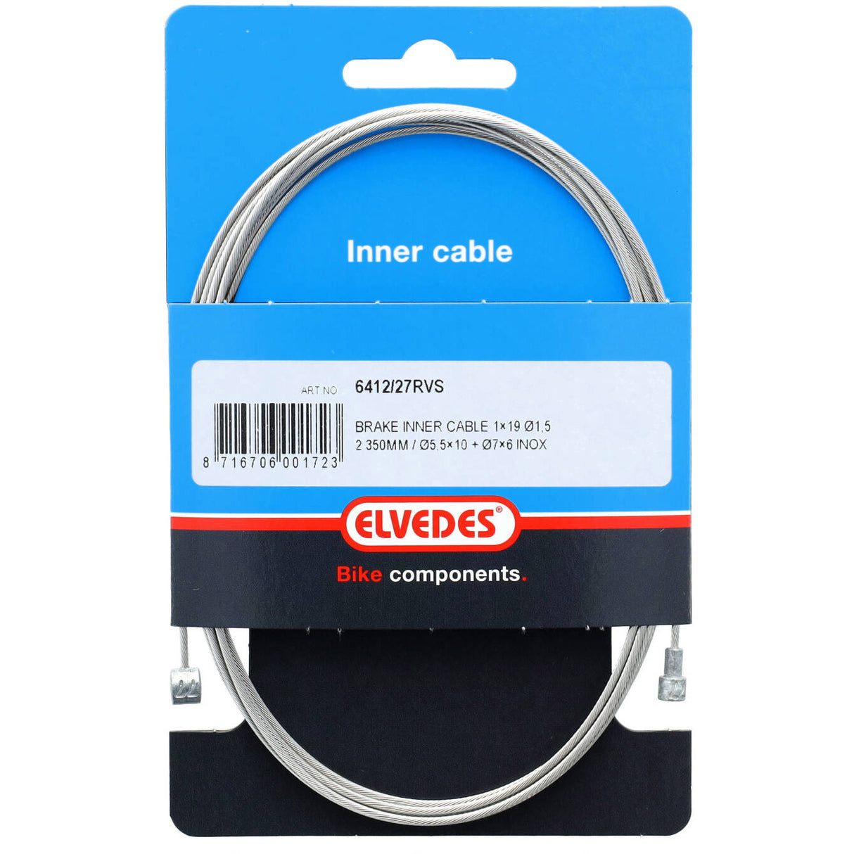 Elvedes Rem Binnenkabel 1350mm Kabel Splitter Rustfrit stål