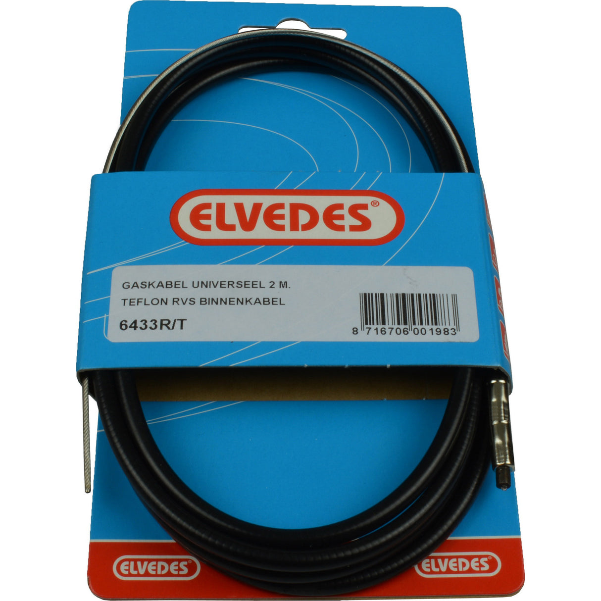 Elves Gas Cabel Kit Universal Teflon 6433R T