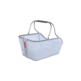 Basil Cento Tech Fiber Nordlicht MIK - bicycle basket - rear - blue silver