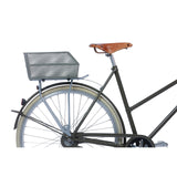 Basil Cento S - Bicycle basket - On the back - Olive Green