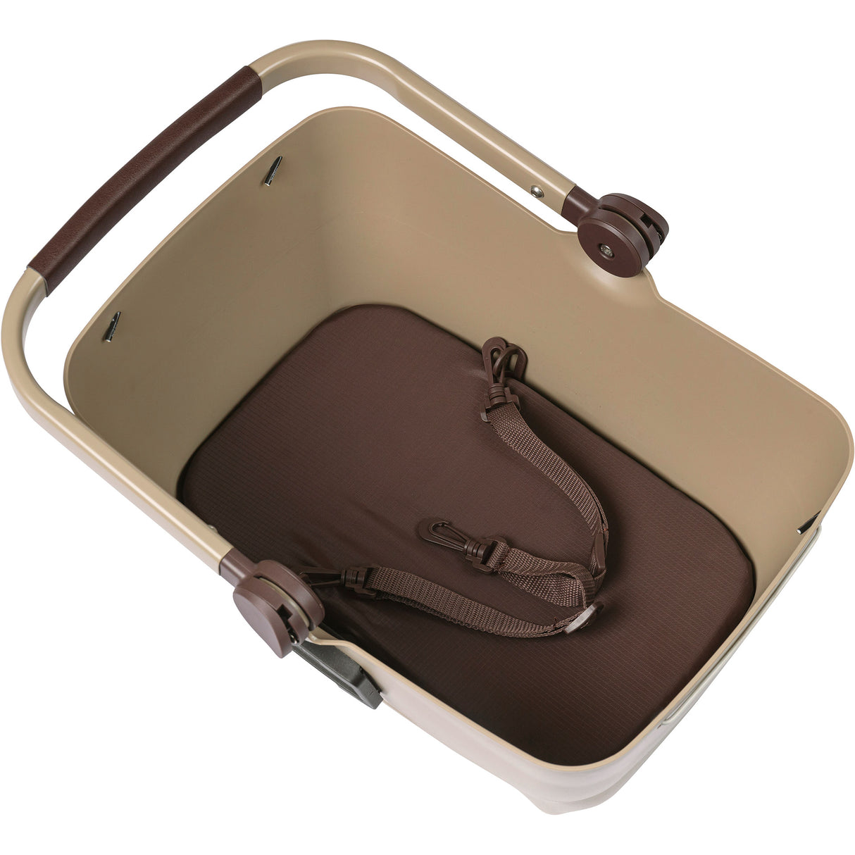 Basil Buddy KF - Košara za pasje kolesa - prvi - Biscotti Brown