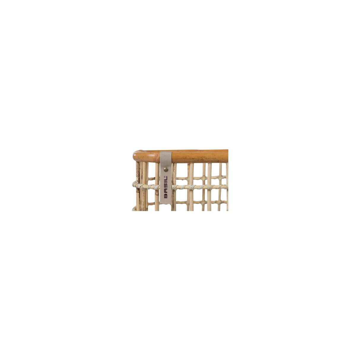 Basil Green Life - Rattan Bicycle basket - Medium - Land Natural Brown