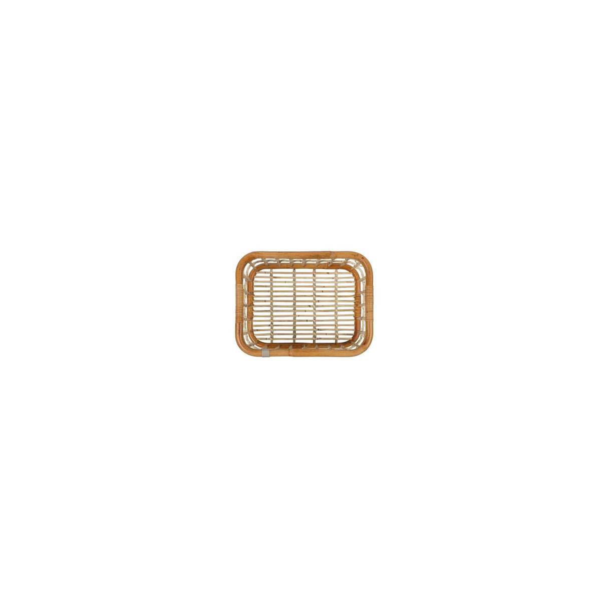 Basil Green Life - Rattan Bicycle basket - Large - First - Natural Brown
