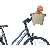 Basil Buddy KF - Canasta de bicicletas para perros - Primero - Biscotti Brown