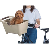 Basil Buddy KF - Canasta de bicicletas para perros - Primero - Biscotti Brown