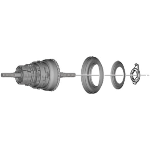 Shimano interior 175.5 mm Remnaaf SG-C3000-7C-DX