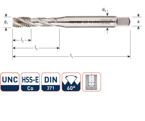 Rotec maskinhane 1 unc din376 rullegardin