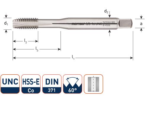 Rotec maskinhane 7 16 unc din376
