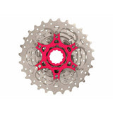 SunRace csrx0 cassette 10 speed 11-25 metallic zilver in box
