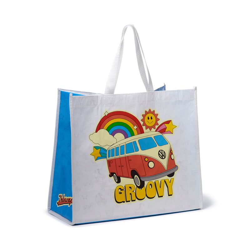 Volkswagen van VW T1 Waves Are Calling Rpet Shopper Bag