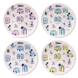 VW T1 Volkswagen van Explore set of 4 Sustainable RPET Picnic Signs
