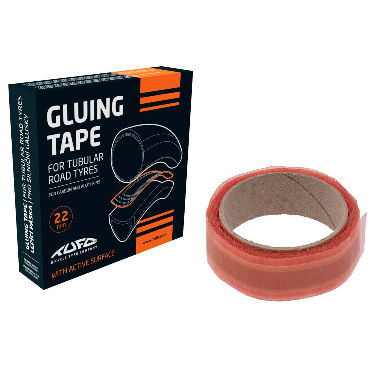 Tufo dvipusė juosta vamzdžiui 22mm 700c