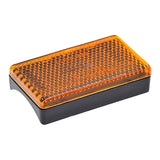 Busch Muller Bumm Reflector Rectángulo Autoadhesivo Tubo de bicicleta naranja