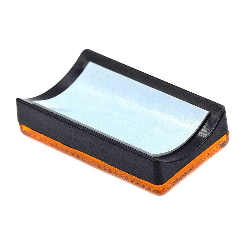 Busch Muller Bumm Reflector Rectángulo Autoadhesivo Tubo de bicicleta naranja