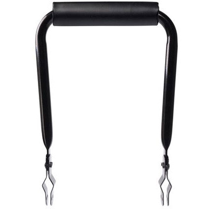 Ryglæn med rygpude 27 cm sort