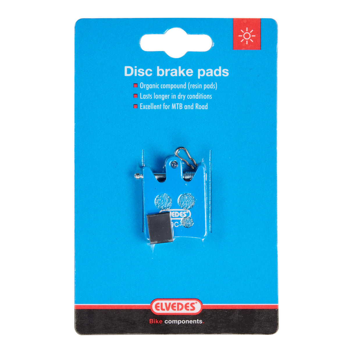 Disc brake block set Elvedes Organic Hope Moto V2