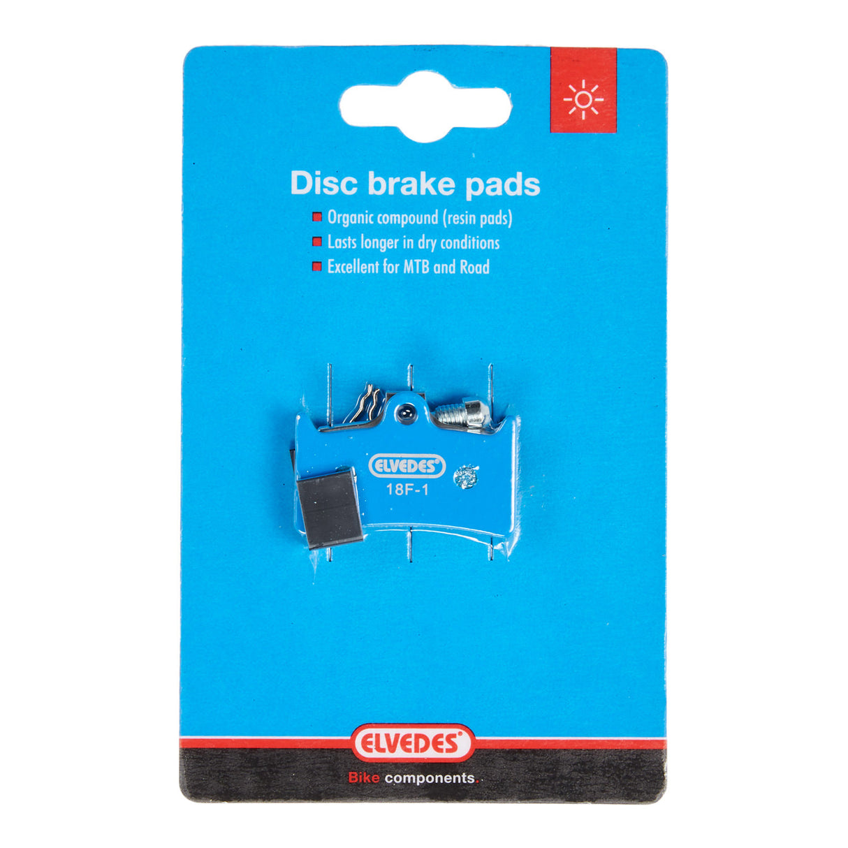Disc brake block set Elvedes Organic Hope V4 (1 pair)