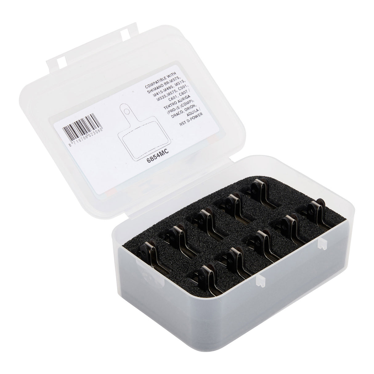 Disc brake pad set metallic carbon Shimano various