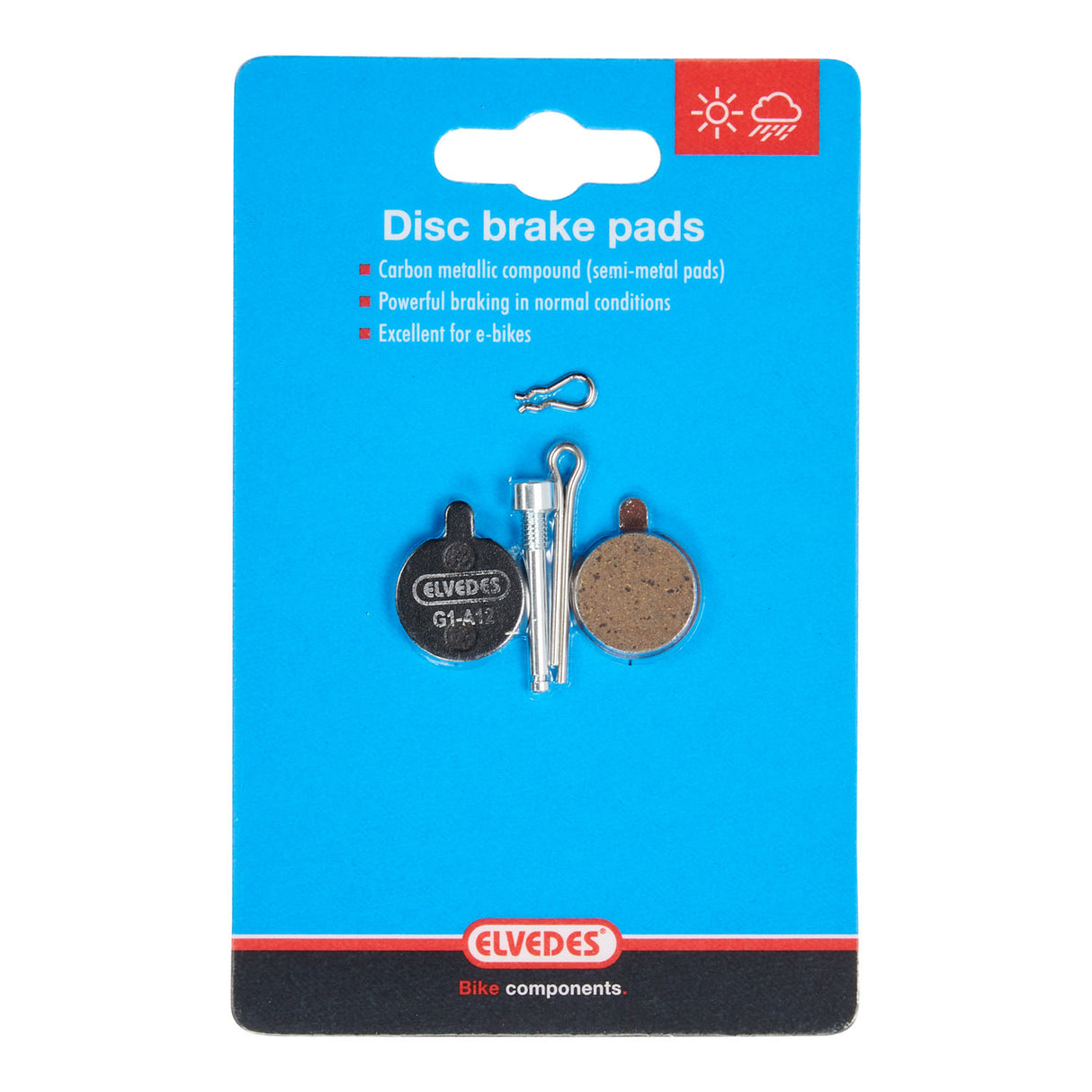 Disc brake block set Metalic Carbon Alhonga SNG
