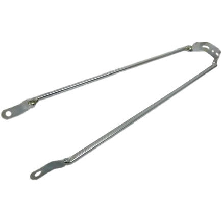 Fender rod 28 inch steel silver per piece