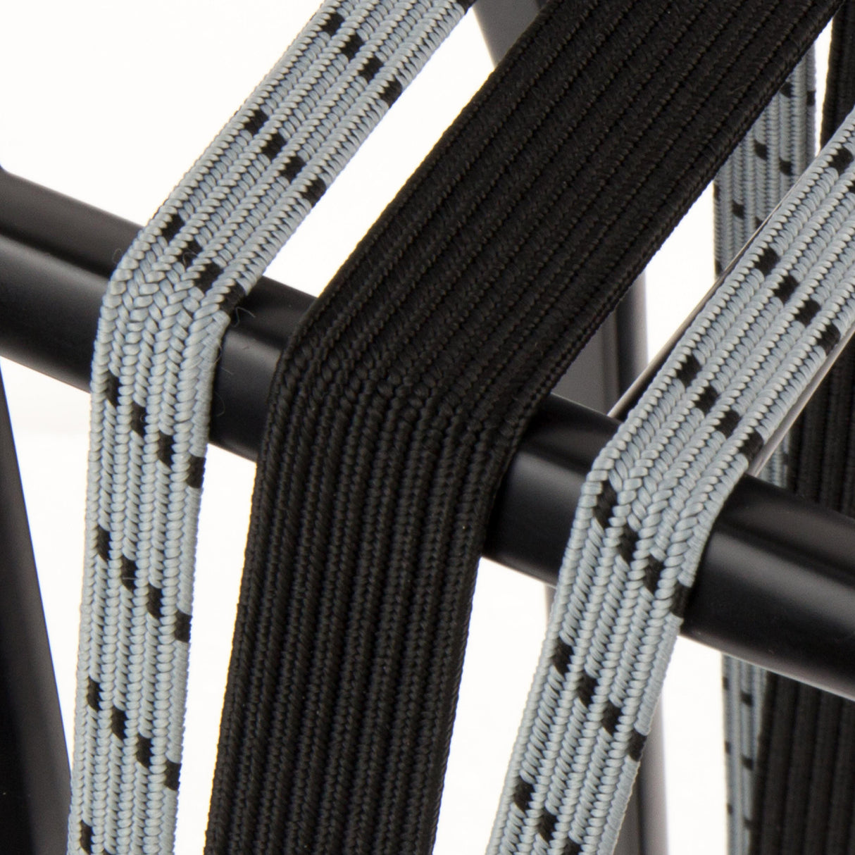 Qibbel widek triobinder eye s háčkem 24+2x12mm černý kámen šedá